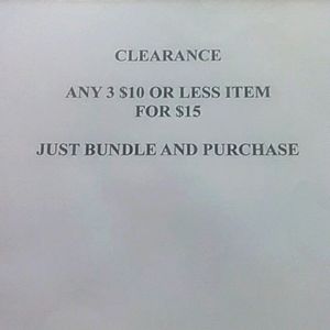 BUNDLE SALE